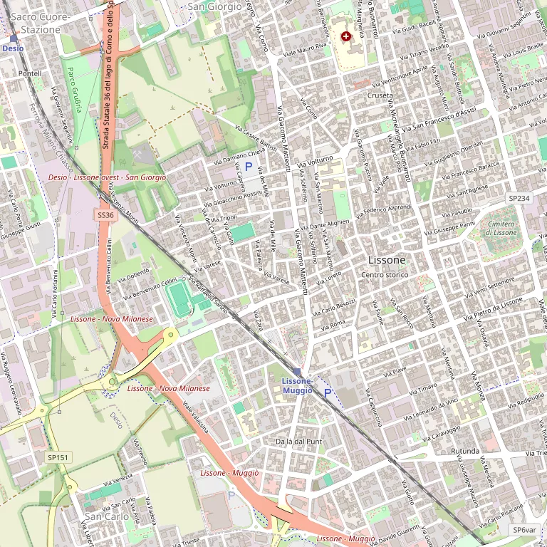 Mappa LISSONE