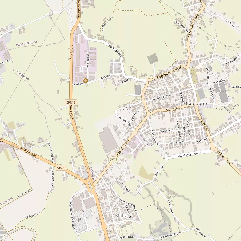 Mappa CALDOGNO