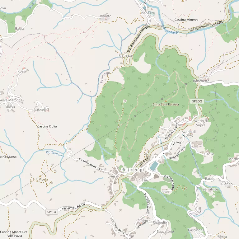 Mappa PETTINENGO