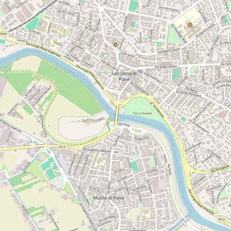 Mappa MUSILE DI PIAVE