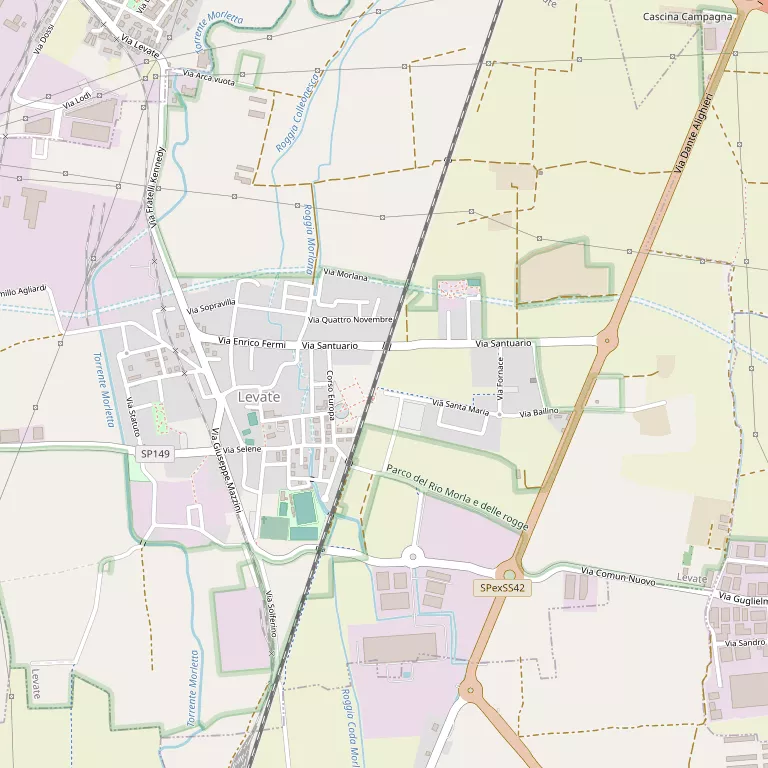 Mappa LEVATE