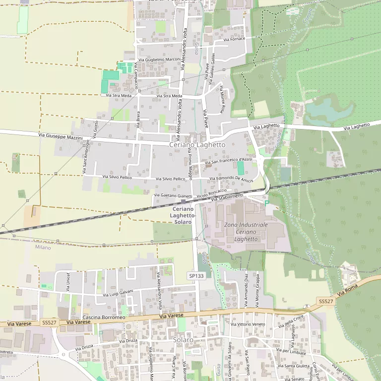 Mappa CERIANO LAGHETTO