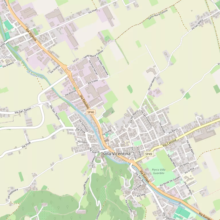 Mappa ISOLA VICENTINA