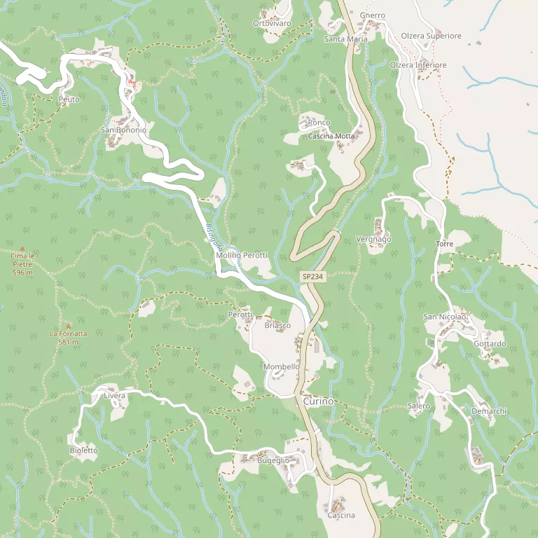 Mappa CURINO