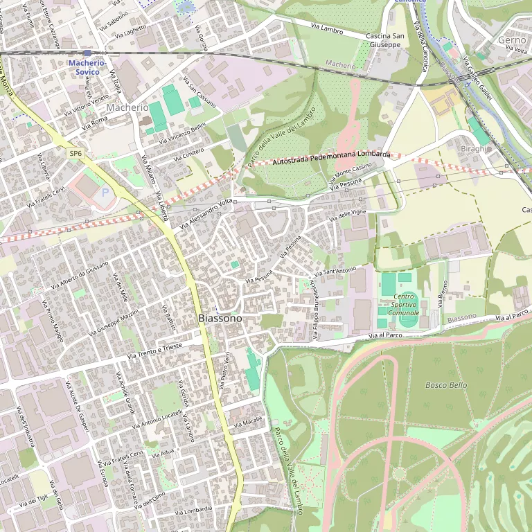 Mappa BIASSONO
