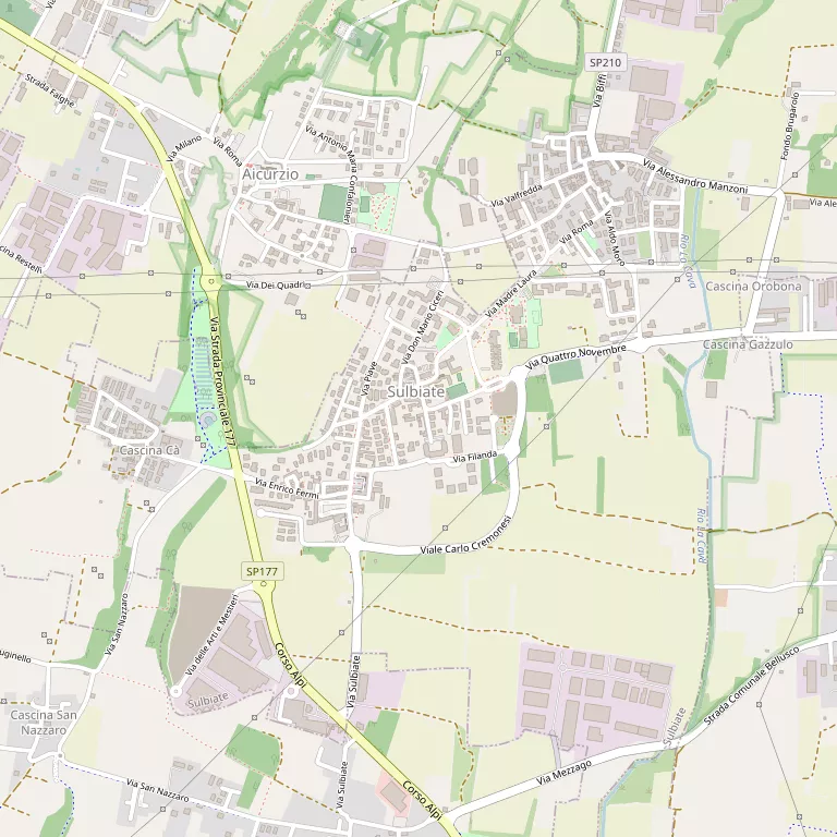 Mappa SULBIATE