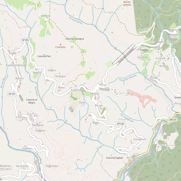 Mappa VEGLIO
