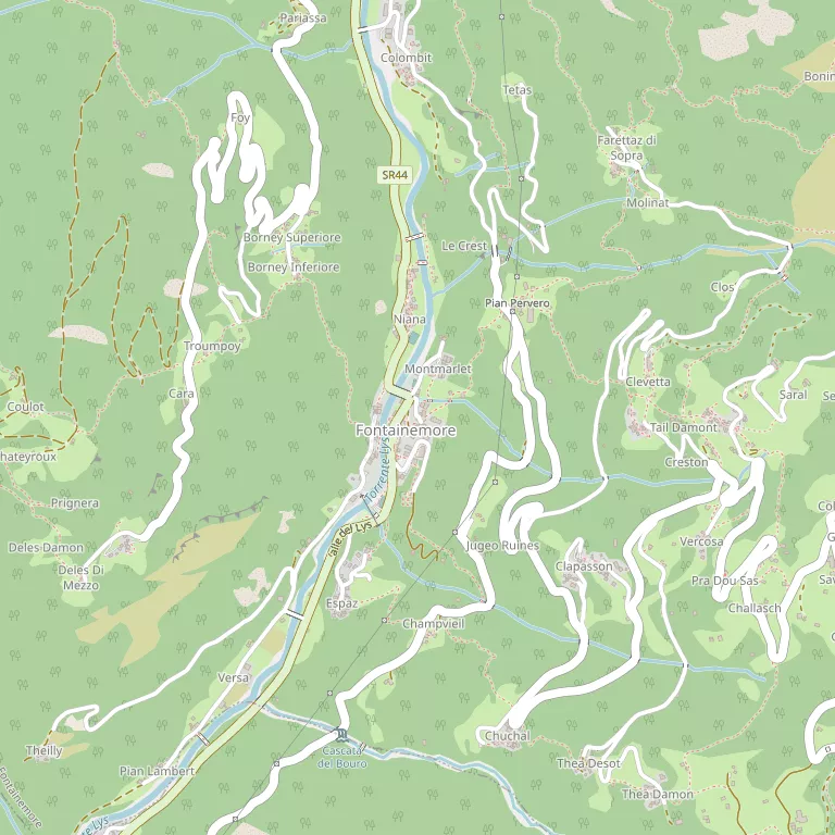Mappa FONTAINEMORE