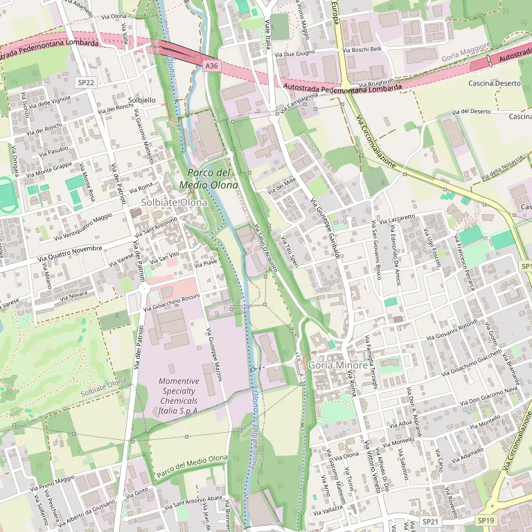 Mappa SOLBIATE OLONA