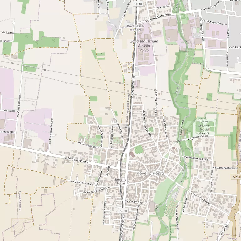 Mappa ROVELLO PORRO