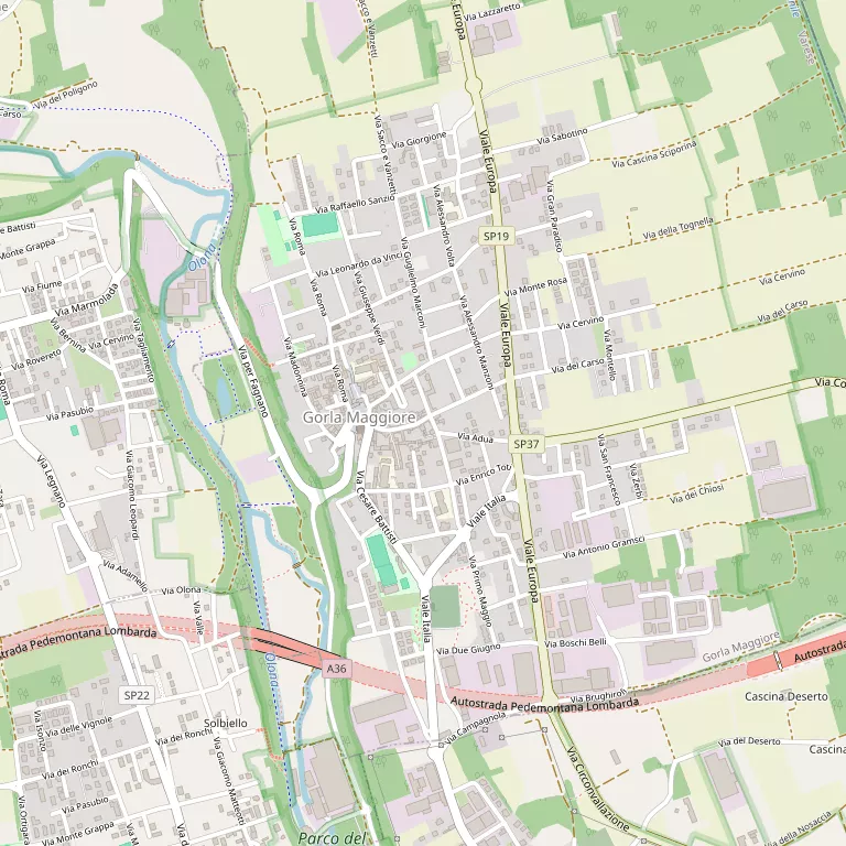 Mappa GORLA MAGGIORE