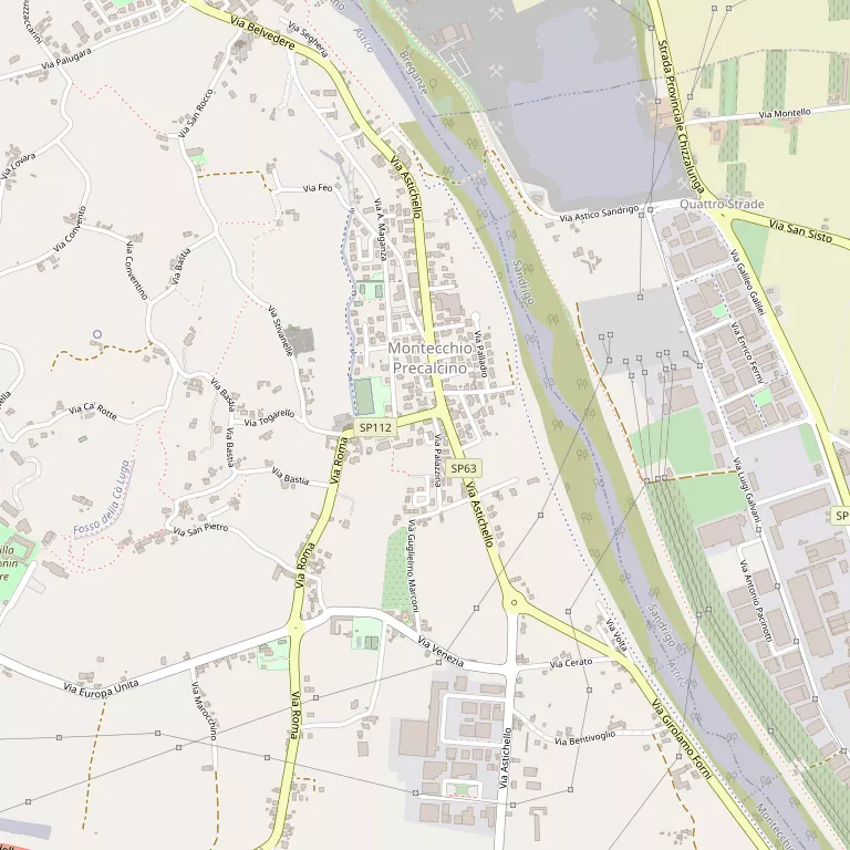 Mappa MONTECCHIO PRECALCINO
