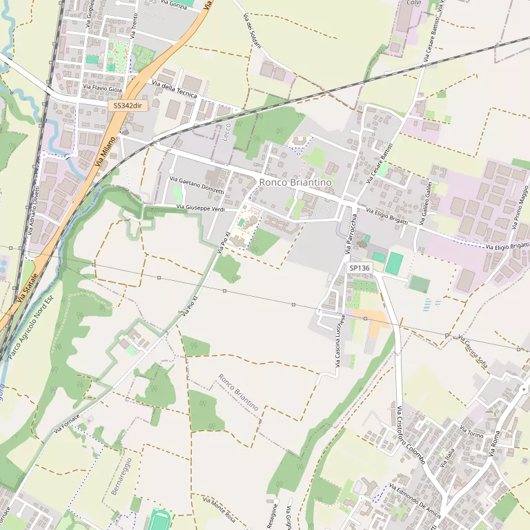 Mappa RONCO BRIANTINO