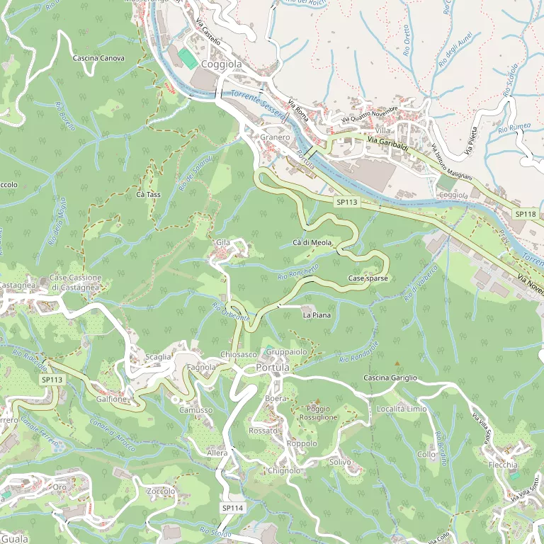 Mappa PORTULA