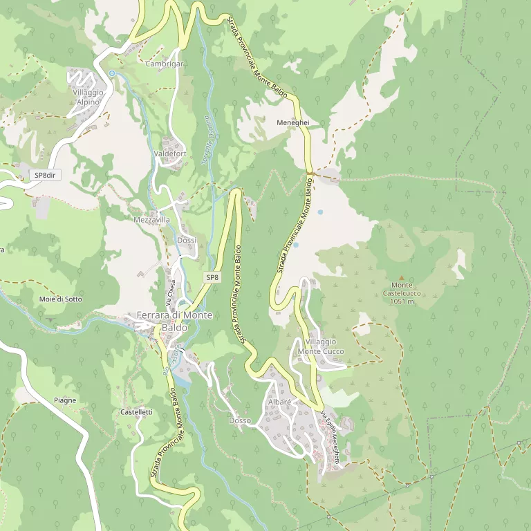 Mappa FERRARA DI MONTE BALDO