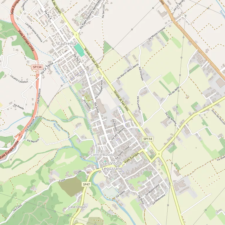 Mappa SAN VITO DI LEGUZZANO