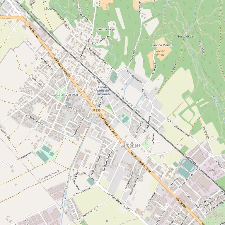 Mappa CARBONATE