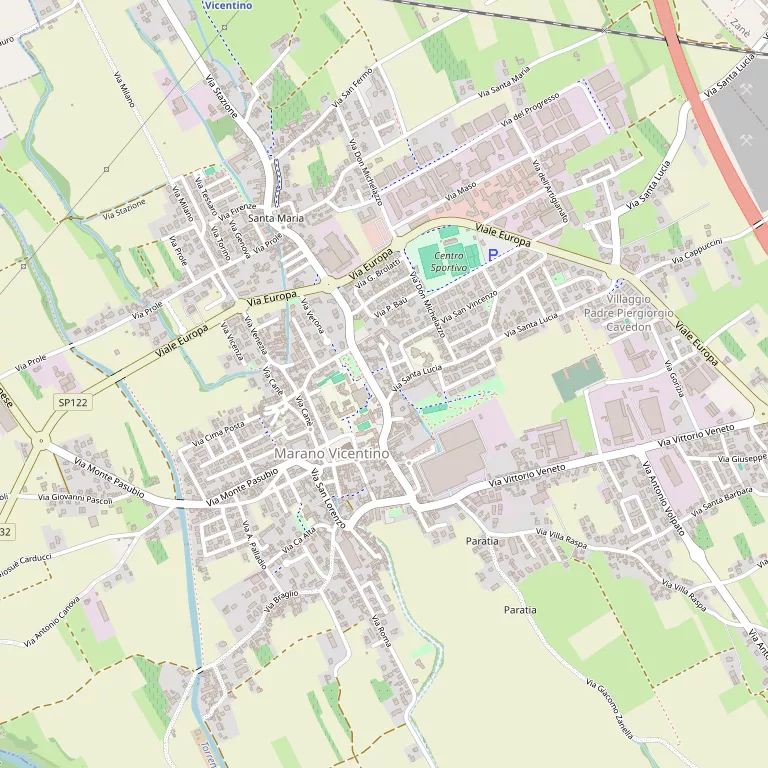 Mappa MARANO VICENTINO