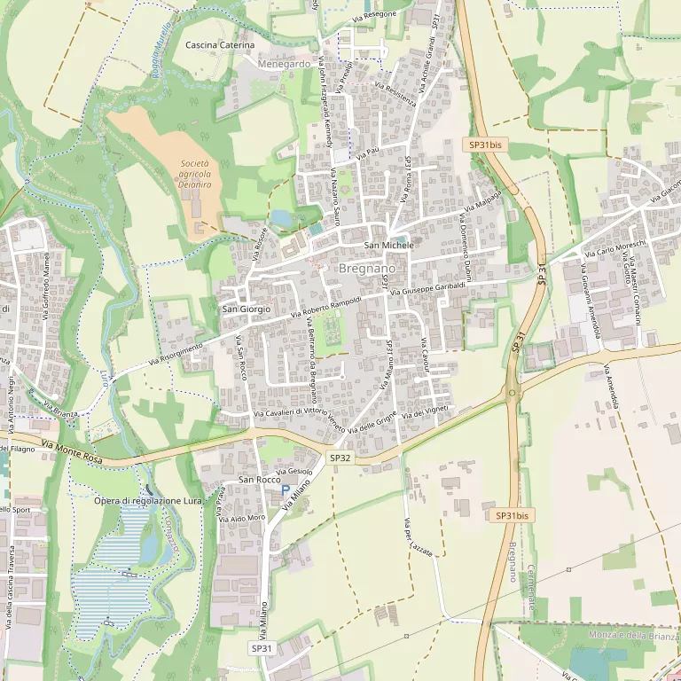 Mappa BREGNANO