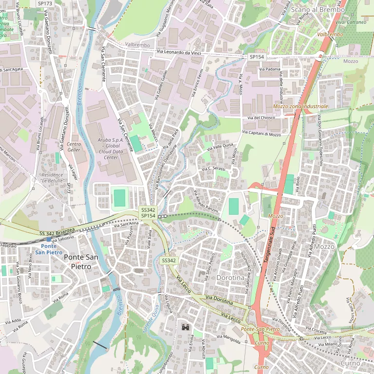 Mappa PONTE SAN PIETRO