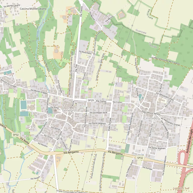 Mappa FENEGRO'