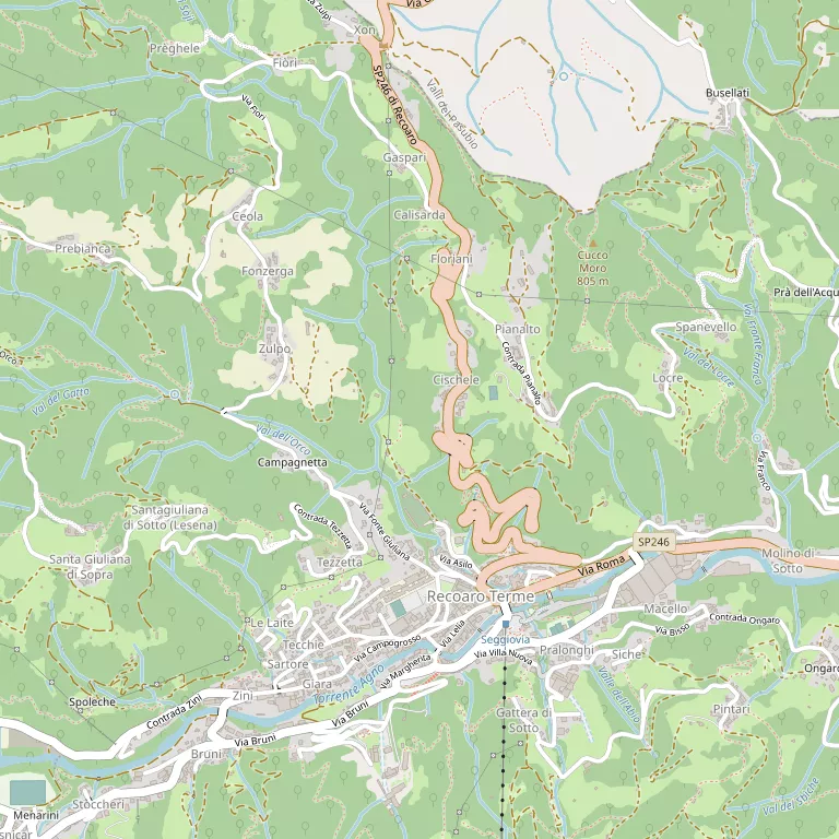 Mappa RECOARO TERME