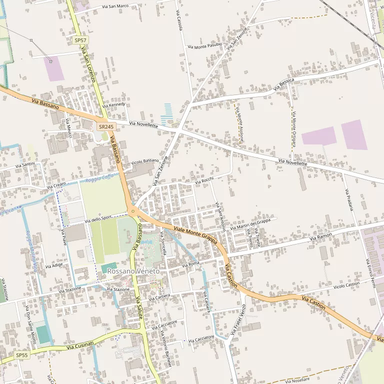 Mappa ROSSANO VENETO