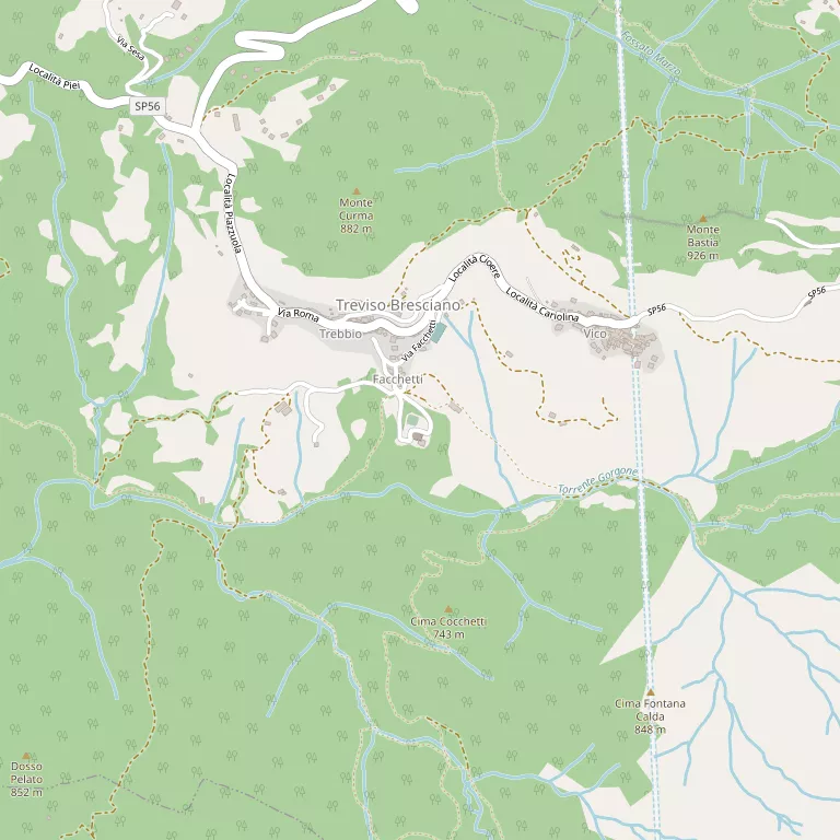 Mappa TREVISO BRESCIANO