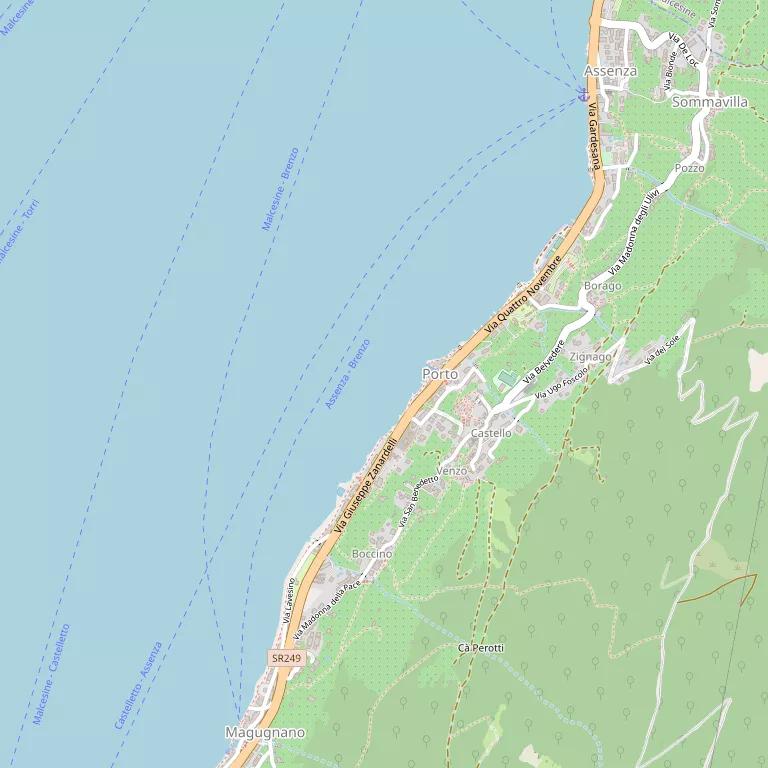 Mappa BRENZONE SUL GARDA