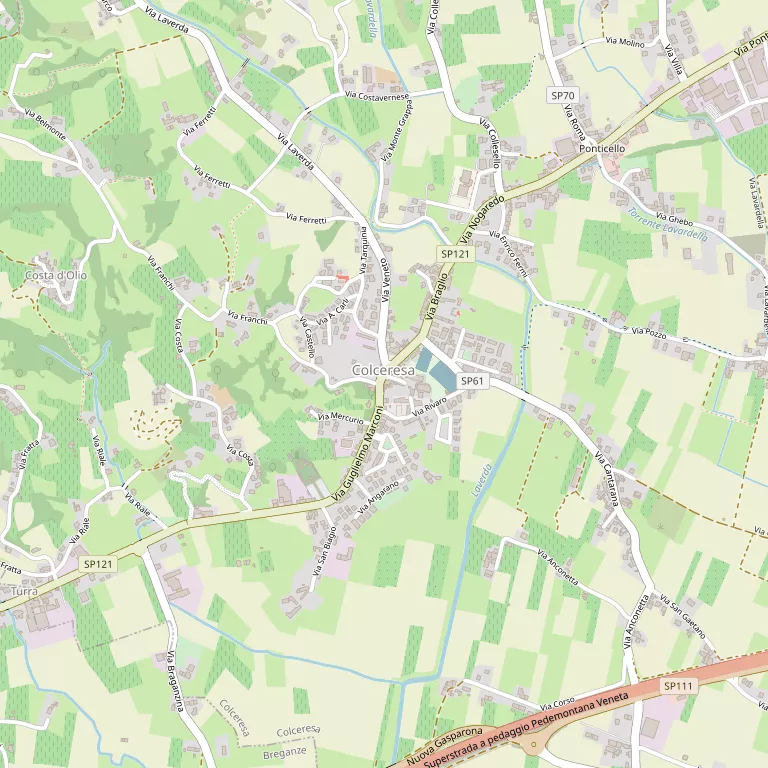 Mappa COLCERESA