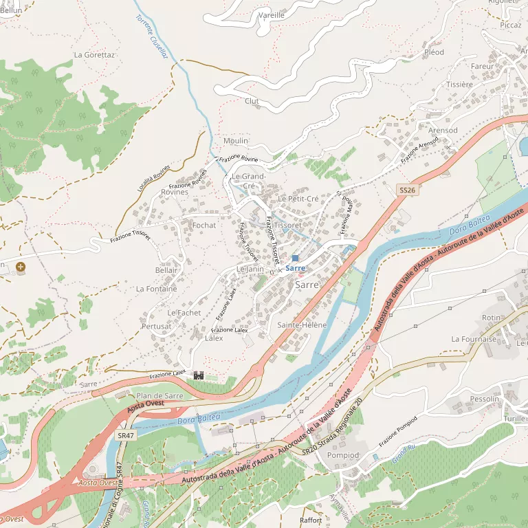 Mappa SARRE