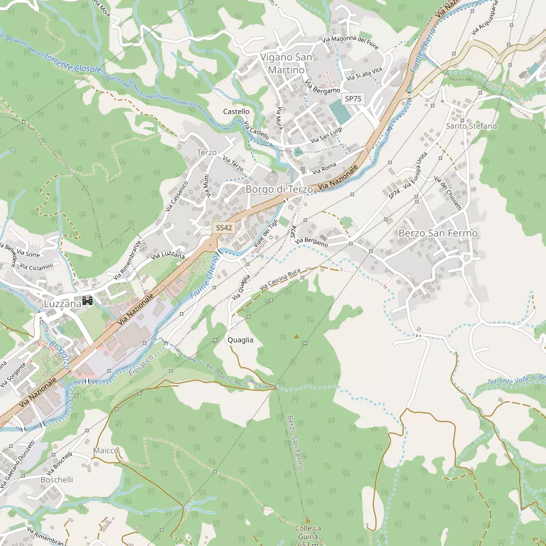 Mappa BERZO SAN FERMO