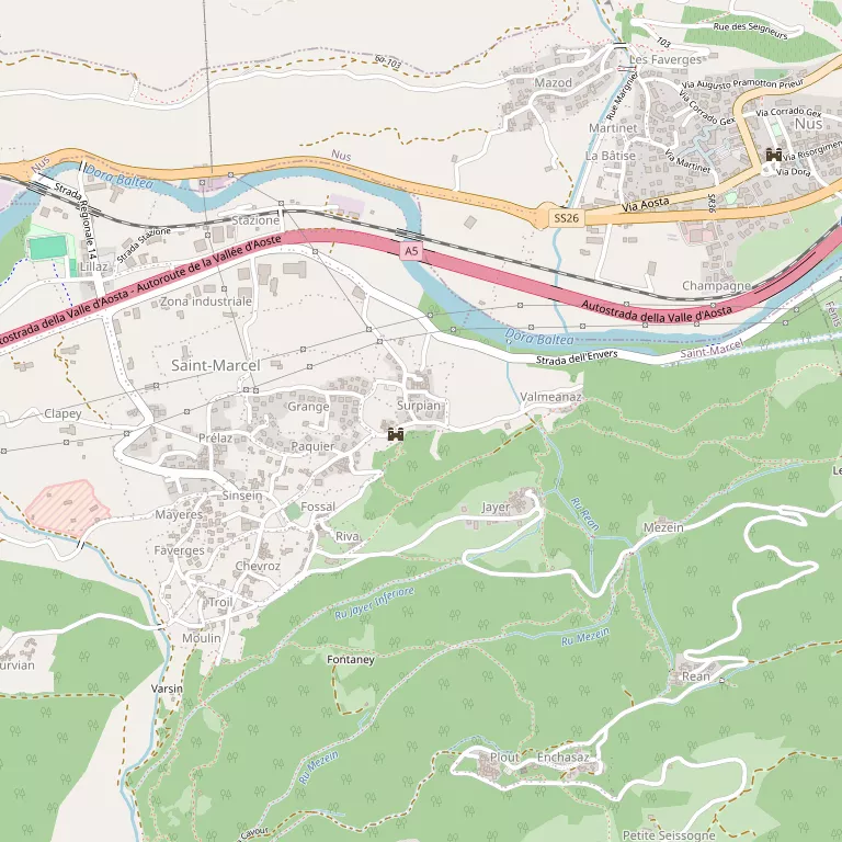 Mappa SAINT-MARCEL