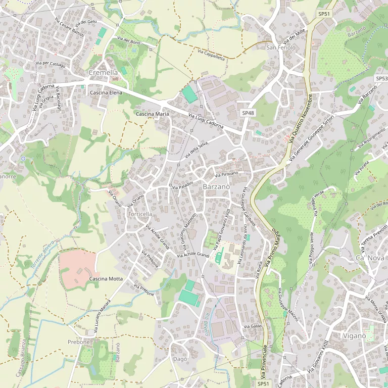 Mappa BARZANO'