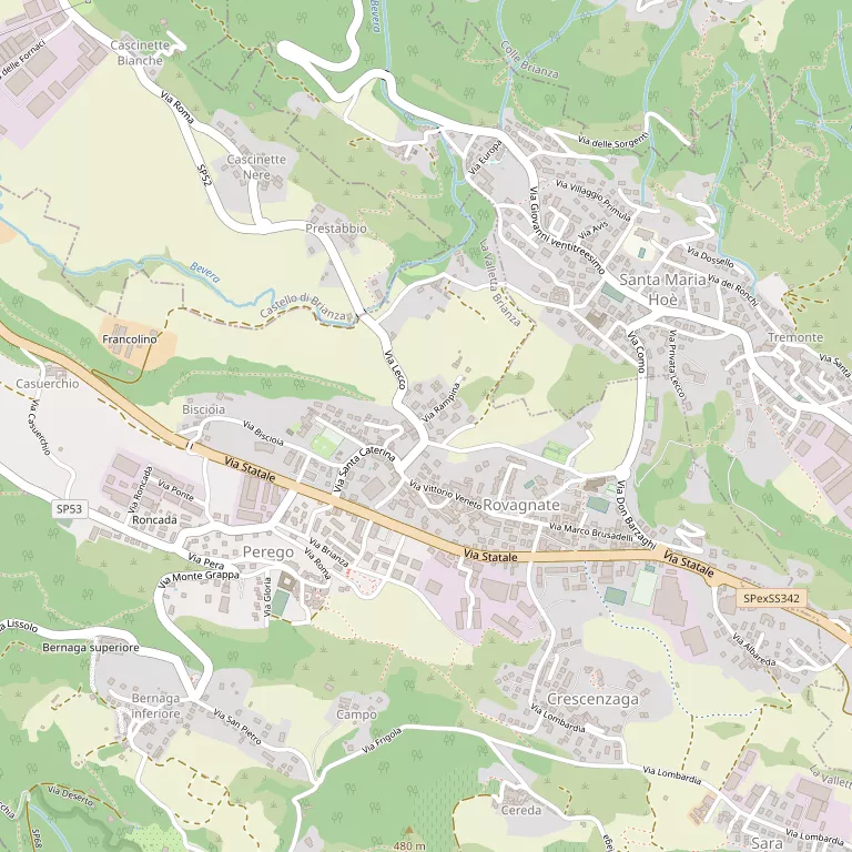 Mappa LA VALLETTA BRIANZA