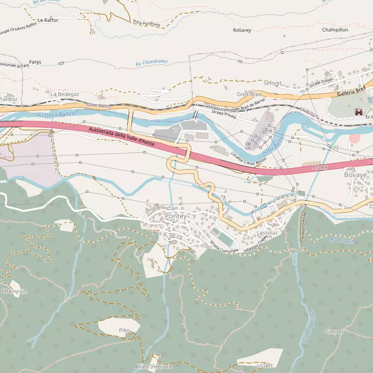 Mappa PONTEY