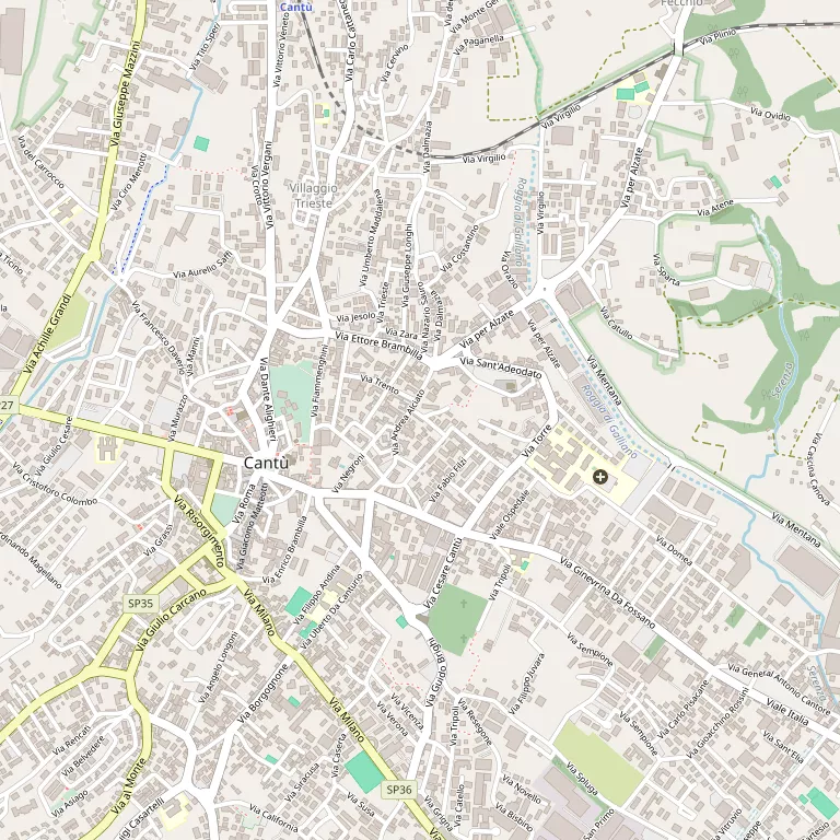 Mappa CANTU'
