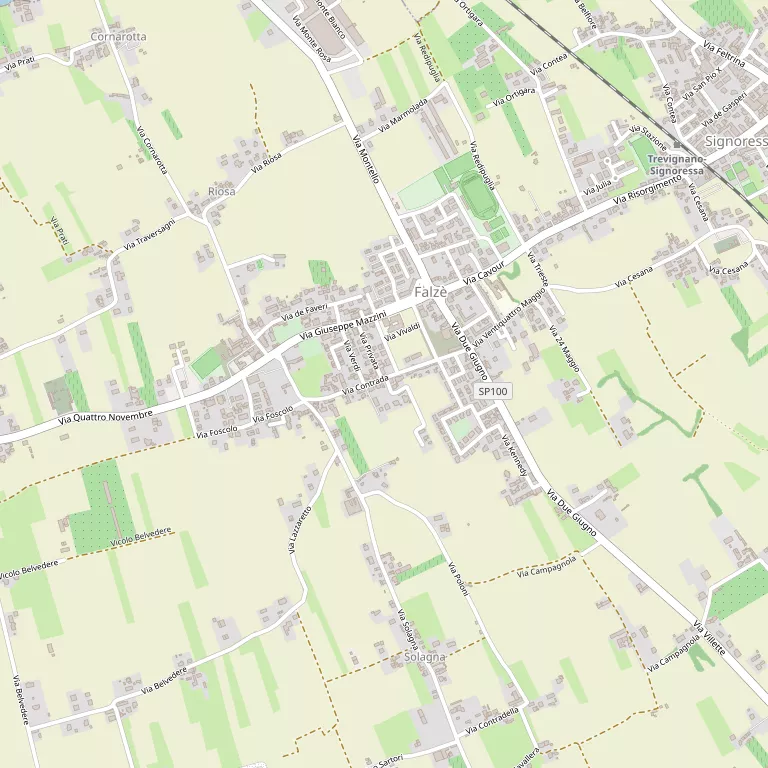 Mappa TREVIGNANO