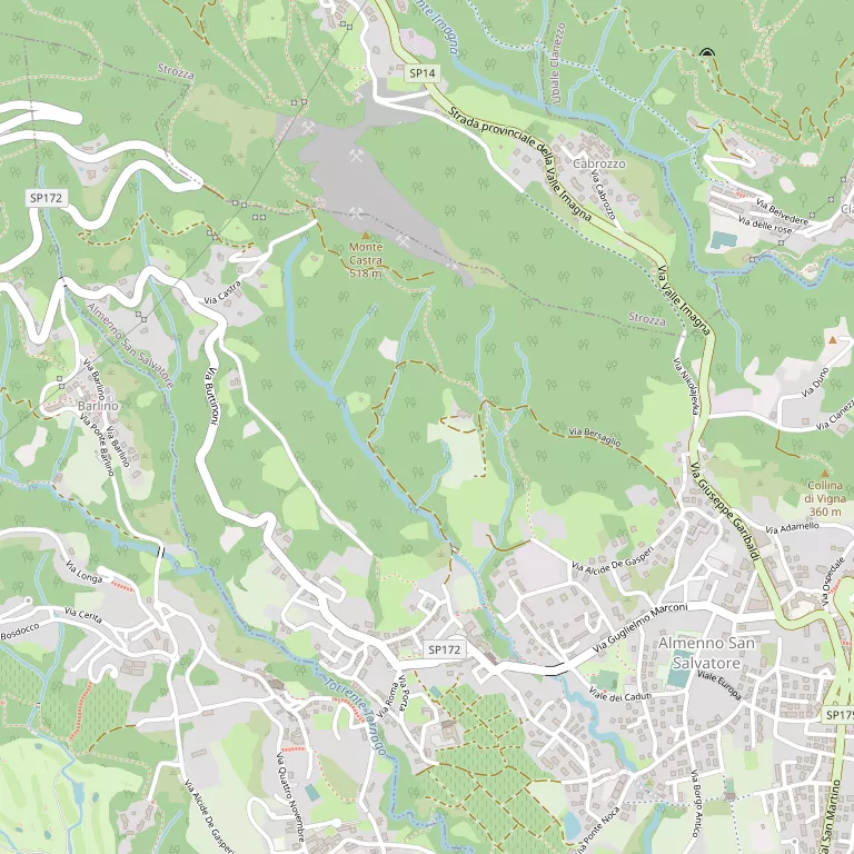 Mappa ALMENNO SAN SALVATORE