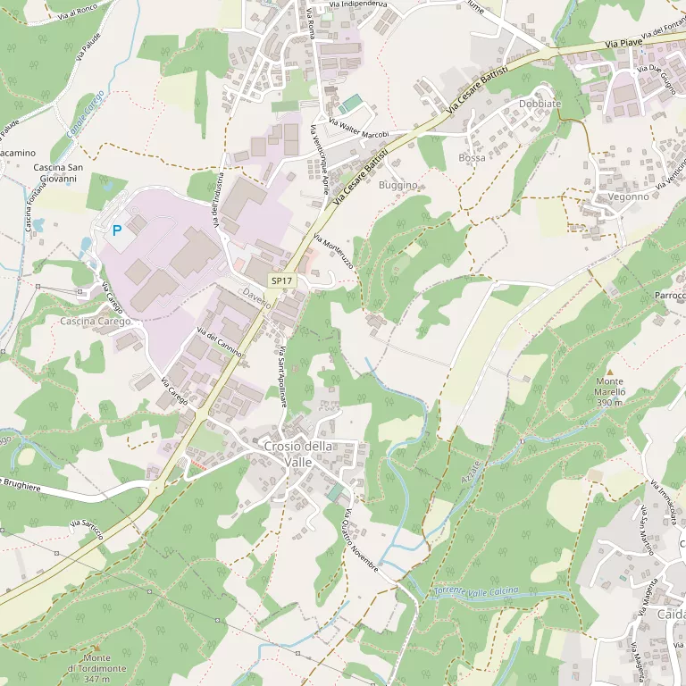 Mappa CROSIO DELLA VALLE