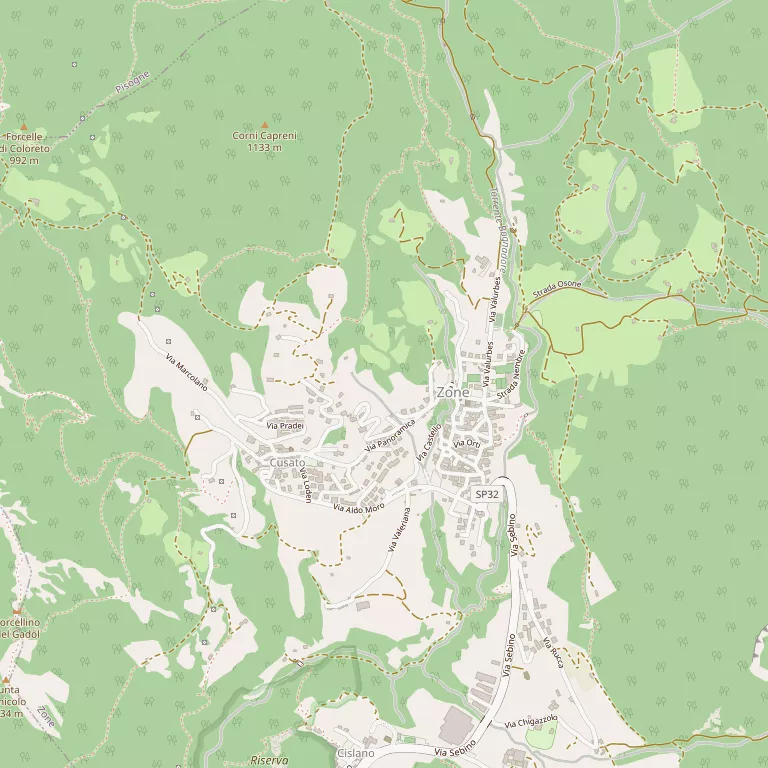 Mappa ZONE