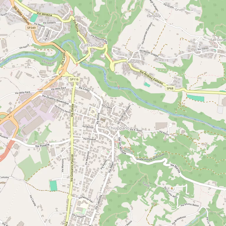 Mappa CHIUPPANO