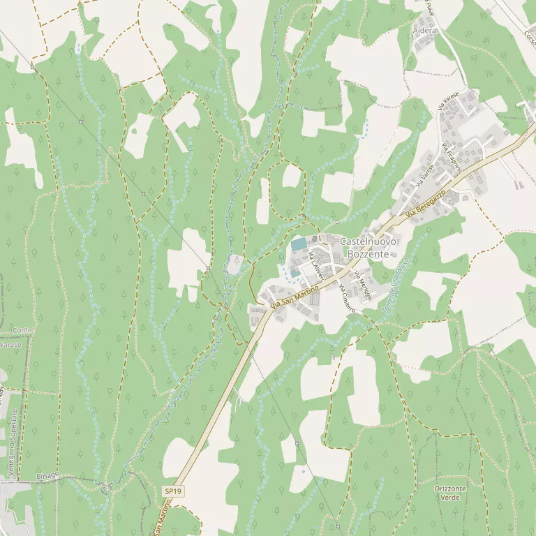Mappa CASTELNUOVO BOZZENTE