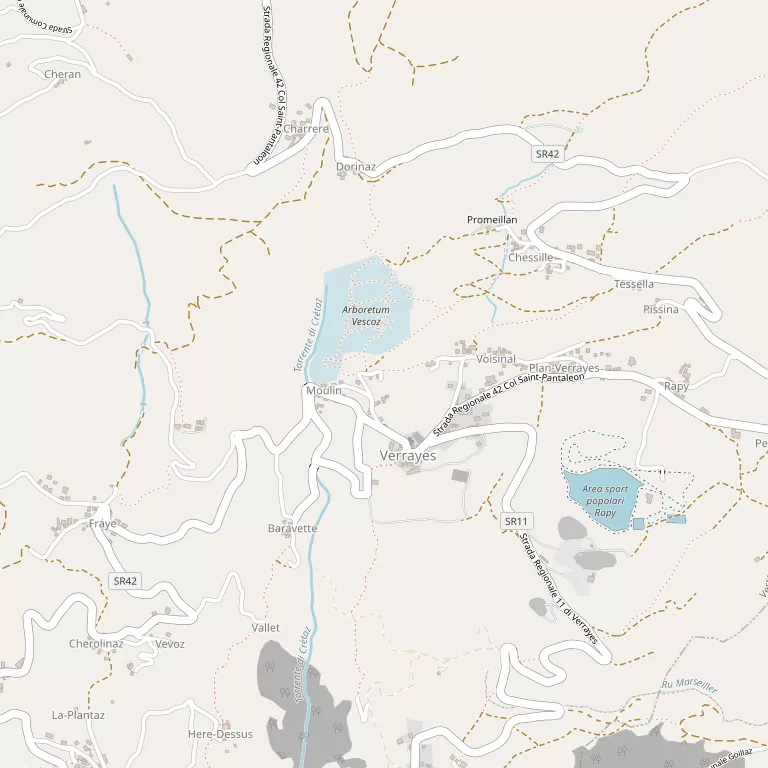 Mappa VERRAYES