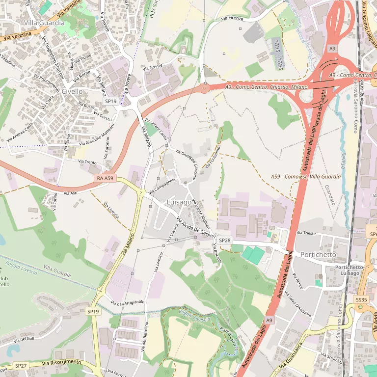 Mappa LUISAGO