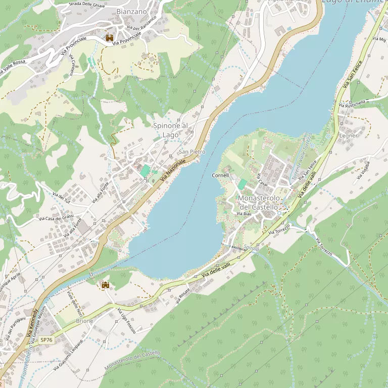 Mappa SPINONE AL LAGO