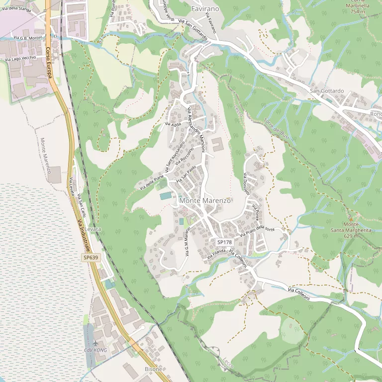Mappa MONTE MARENZO