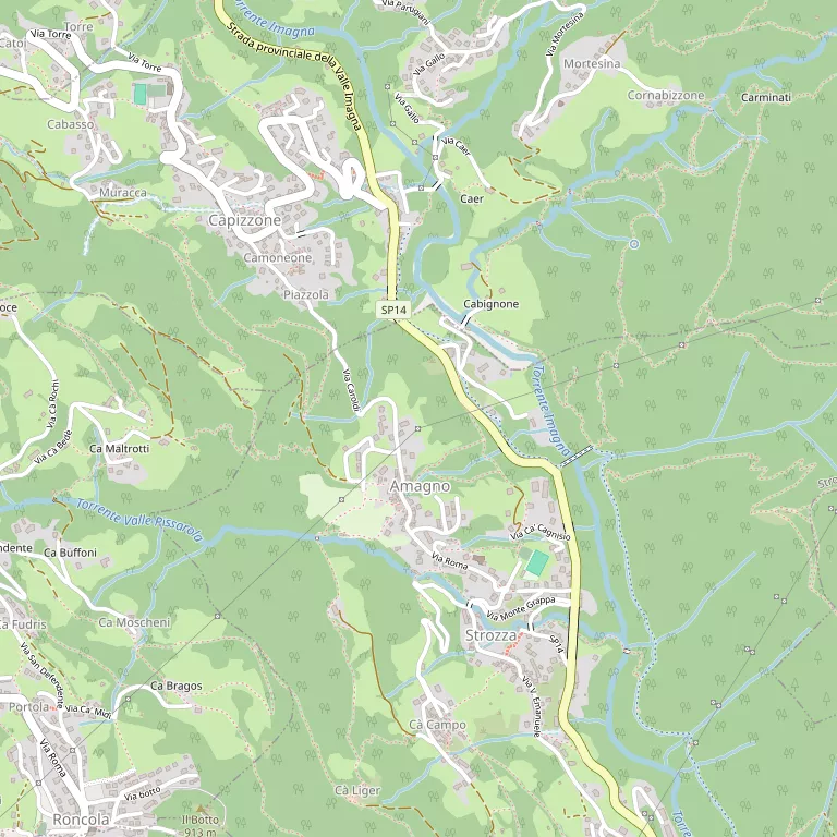Mappa STROZZA