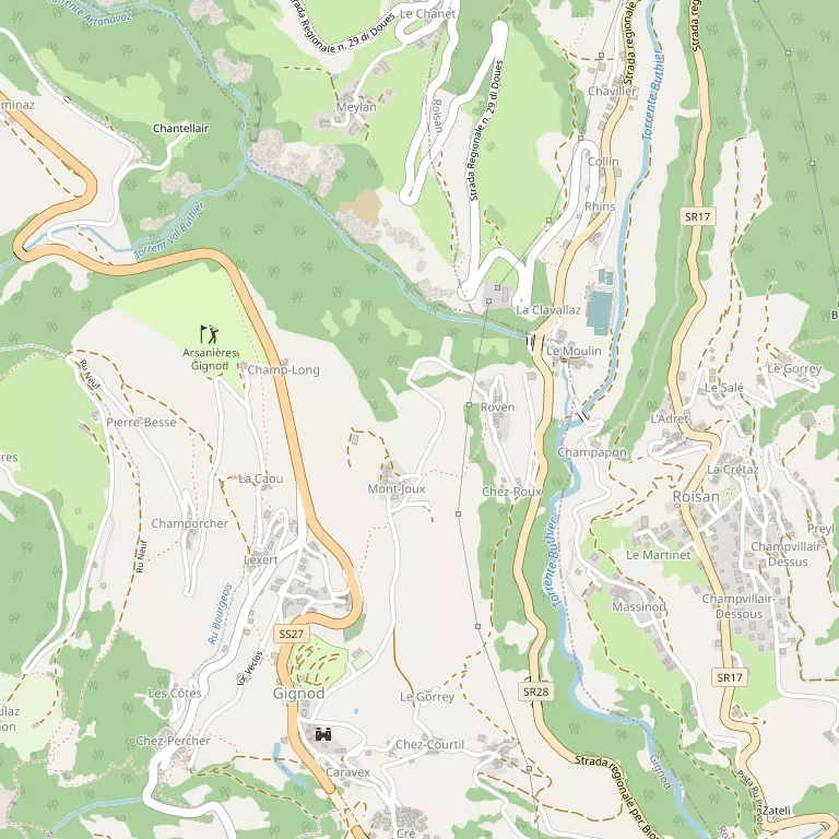 Mappa GIGNOD