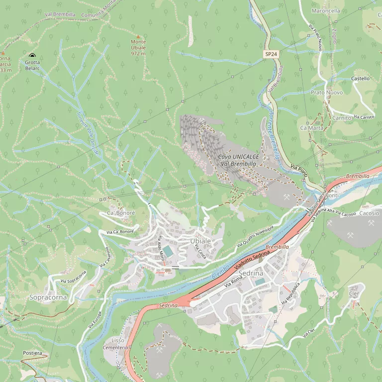Mappa UBIALE CLANEZZO